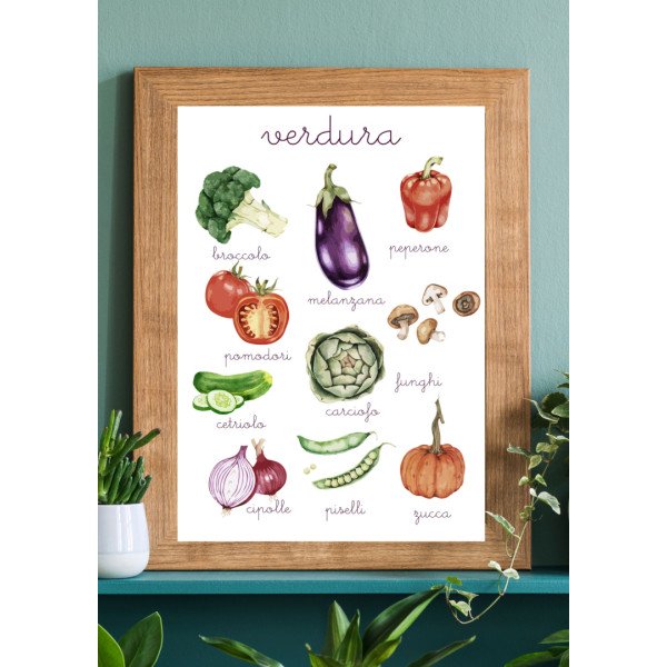 Poster educativi A4 Frutta e Verdura-POSTER-00
