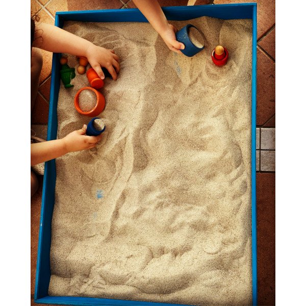 Scatola gioco DaMà Scatola azzurra Sand Box Sabbiera da Tavolo-SCATOLA-AZZ-01
