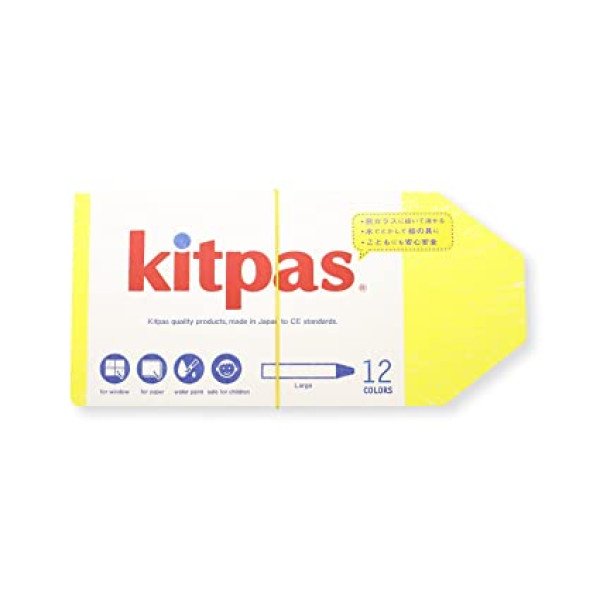 KitPas Pastelli Large 12 colori-Kitpas-KPL-12C-00