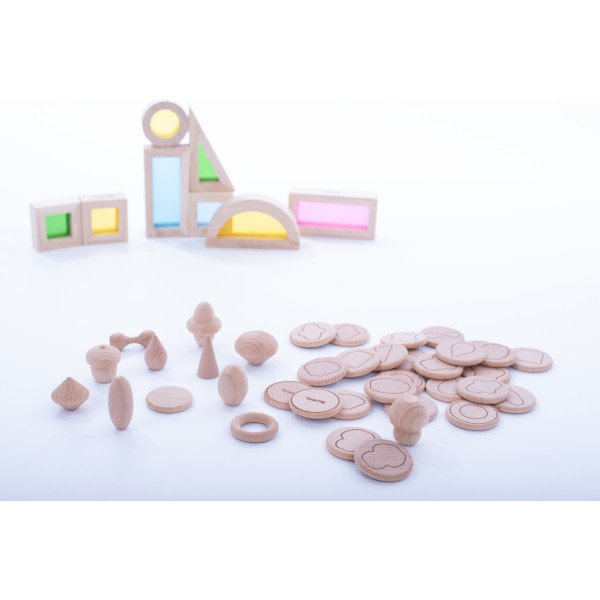 Tickit Wooden Treasures Touch and Match Set Pk36 73470-TickIT-5060155731315-01