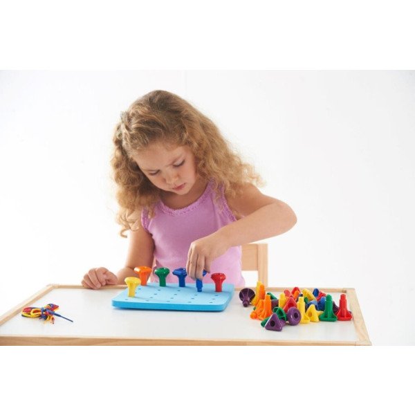 Edx Giant Pegs and Pegboard Set 75112-EDX Education-4713057204722-03