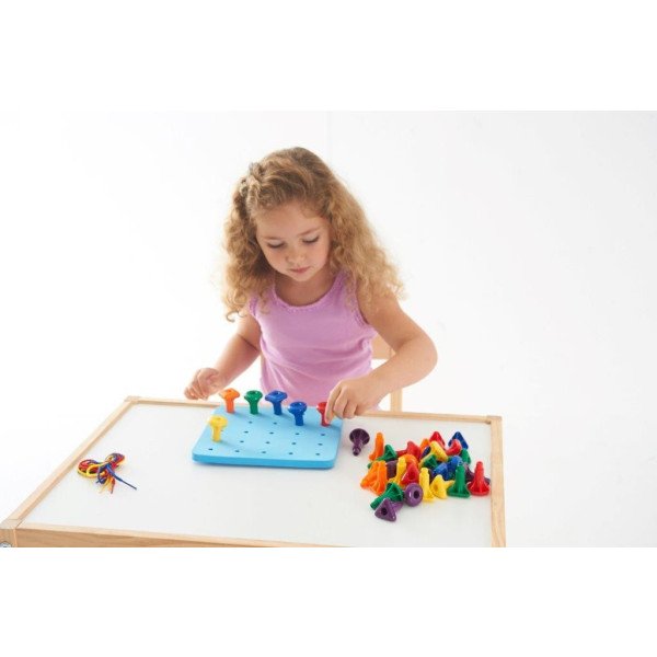 Edx Giant Pegs and Pegboard Set 75112-EDX Education-4713057204722-03