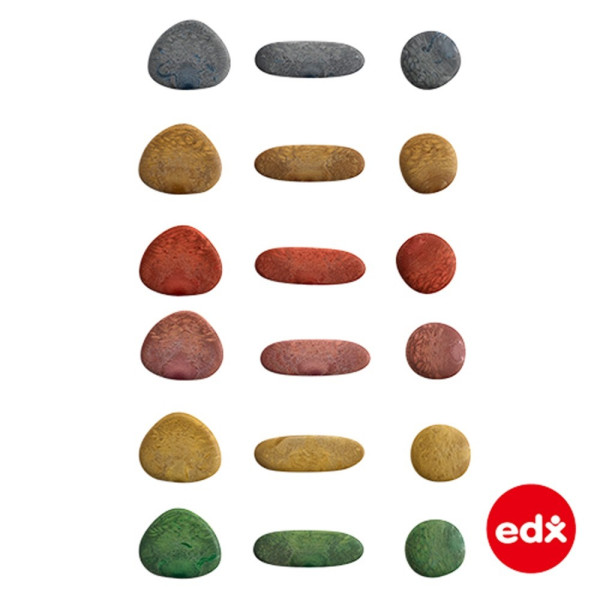 Edx Eco-Friendly Junior Rainbow Pebbles® pz44-EDX Education-4713057205798-02