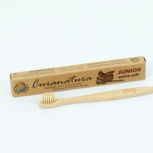 Curanatura Spazzolino "JUNIOR" in bambù con setole di bambù-CUR003-01