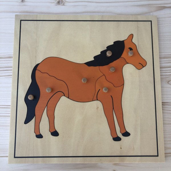 Materiale Montessori Incastro Il cavallo-MON-181-018