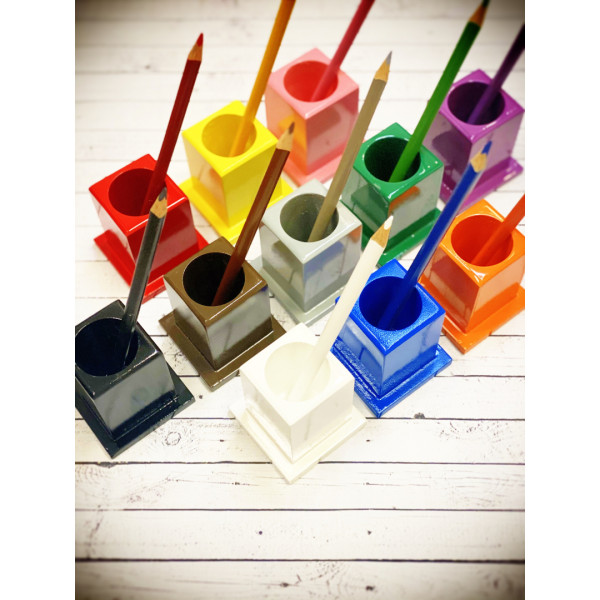 Materiale Montessori Porta matite colorate 11 pezzi (disponibile tra 10gg)-MON-103-01