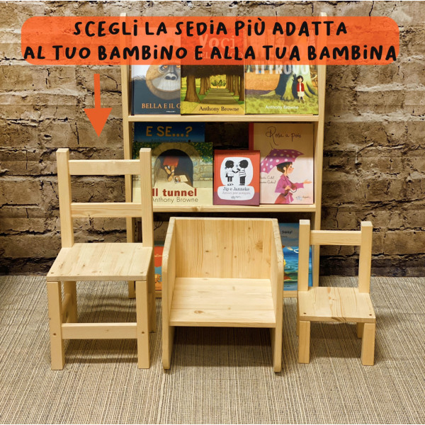 Sedia Montessori per bambini dai 3 anni: comfort e sicurezza garantiti!