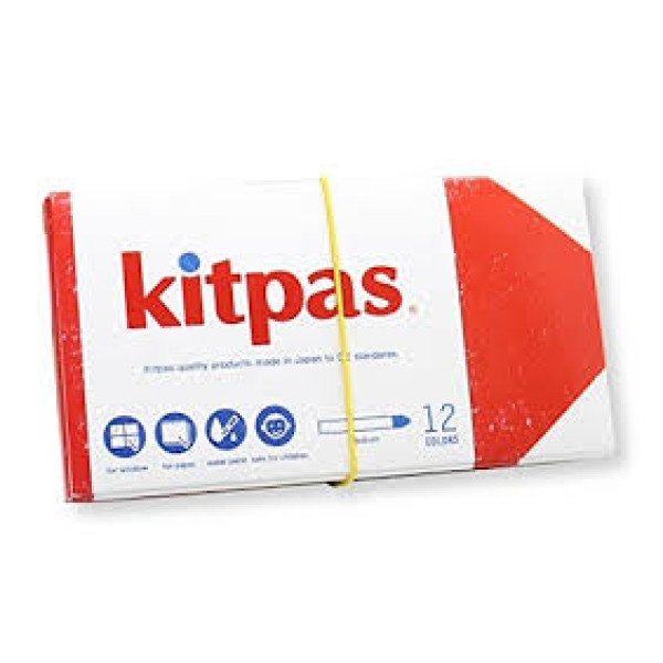 KitPas Pastelli Medi 12 colori-KM-12C-00