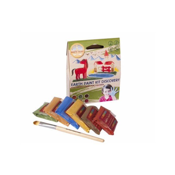 Natural Earth Paint Childrens Earth Paint Kit Discovery 1lt.-Natural Earth Paint-110.IM-04