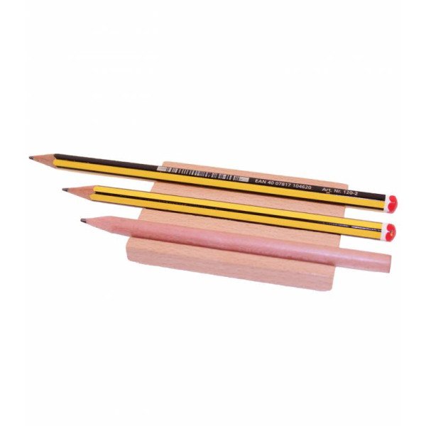 Materiale Montessori Supporto per tre matite-MON-3MAT-09